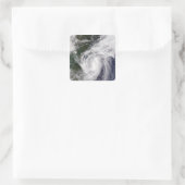 Tropischer Sturm Mekkhala Quadratischer Aufkleber (Tasche)