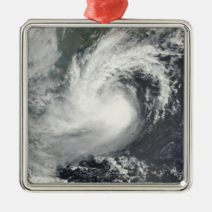 Tropischer Sturm Parma nähert sich China und Vietn Ornament Aus Metall