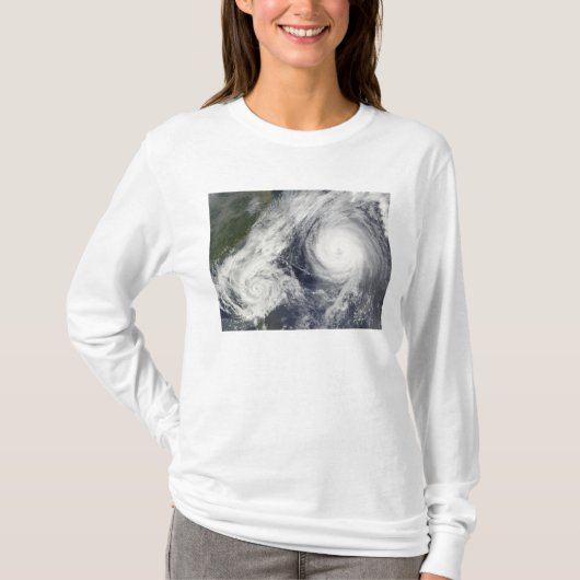 Tropischer Sturm Parma und Super Typhoon Melor T-Shirt (Vorderseite)