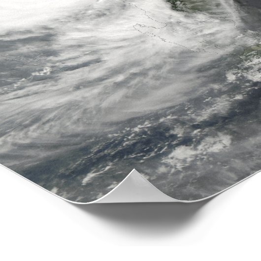 Tropischer Sturm Poster (Ecke)