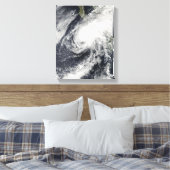 Tropischer Sturm Rick nähert sich Mexiko Leinwanddruck (Insitu (Schlafzimmer))