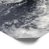 Tropischer Sturm Rick nähert sich Mexiko Poster (Ecke)