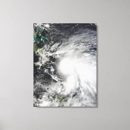 Tropischer Sturm Weihnachten über Haiti Leinwanddruck (Vorderseite)