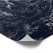 Tropischer Sturm Zeta Poster (Ecke)