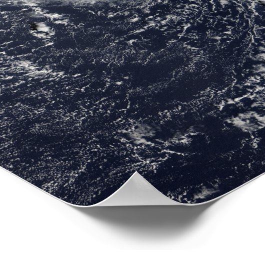 Tropischer Sturm Zeta Poster (Ecke)