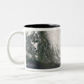 Tropischer Sturmflug 3 Zweifarbige Tasse (Links)