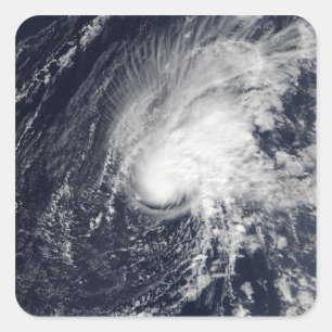 Tropischer SturmZeta Quadratischer Aufkleber