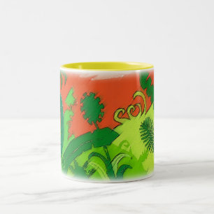 Tropischer Sun Zweifarbige Tasse