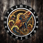 Tropischer Surfer mit Golden Sunset Art Dartscheibe<br><div class="desc">Mit dem "Tropical Surfer with Golden Sunset Art" bringen Sie die Energie und Schönheit des Strandes auf Ihre Zuhause. Der goldene Sonnenuntergang hinter dem Surfbrett mit einem atemberaubenden nahen Aufstieg eines Surfers sorgt für ein magisches Glühen, das die Szene mit Wärme und Abenteuer erfüllt. Dieses lebhafte Neondesign eignet sich perfekt...</div>