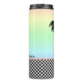 Tropischer Surfer Personalisiert Thermosbecher (Rückseite)