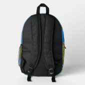Tropischer Szene Rucksack (Rückseite)