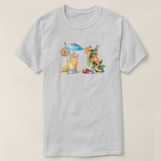 Tropischer T - Shirt (Design vorne)
