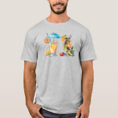 Tropischer T - Shirt (Vorderseite)