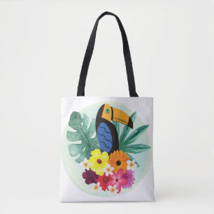 Tropischer T - Shirt Tasche