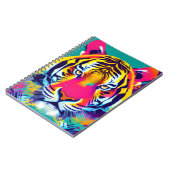 Tropischer Tiger | Notebook-Journal Notizblock (Linke Seite)