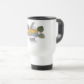 Tropischer Tiger ruht Reisebecher (VorderseiteRechts)