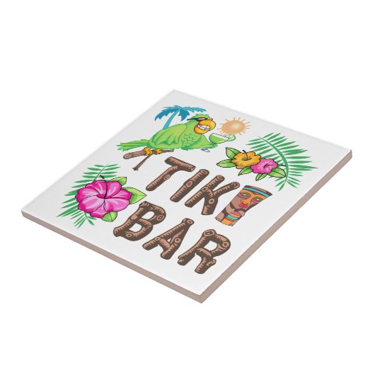 TROPISCHER TIKI-BAR FLIESE (Seite)