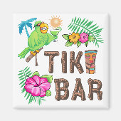 TROPISCHER TIKI-BAR MAGNET (Vorne)