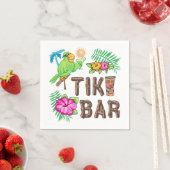 TROPISCHER TIKI-BAR SERVIETTE (Beispiel)