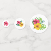 Tropischer Tisch Confetti Konfetti (Vorderseiten)