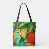 Tropischer Totbeutel Tasche (Rückseite)