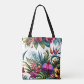 Tropischer Tote Tasche (Rückseite)