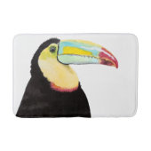 Tropischer Toucan Bird Badematte (Vorderseite)
