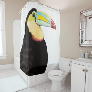 Tropischer Toucan Bird Duschvorhang