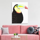 Tropischer Toucan Bird Leinwanddruck (Insitu (Wohnzimmer))