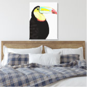 Tropischer Toucan Bird Leinwanddruck (Insitu (Schlafzimmer))