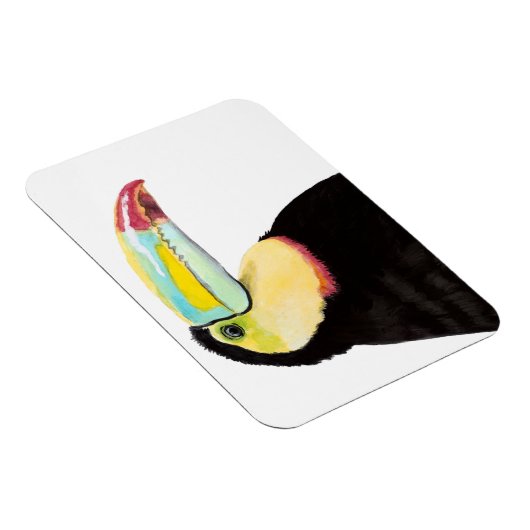Tropischer Toucan Bird Magnet (Rechte Seite)