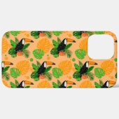 Tropischer Toucan Bird Nahtloses Muster Case-Mate iPhone Hülle (Hinten (horizontal))