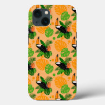 Tropischer Toucan Bird Nahtloses Muster