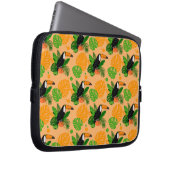 Tropischer Toucan Bird Nahtloses Muster Laptopschutzhülle (Vorne Rechts)