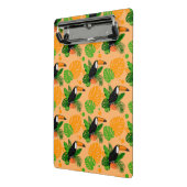 Tropischer Toucan Bird Nahtloses Muster Mini Klemmbrett (Gewinkelt2)