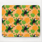 Tropischer Toucan Bird Nahtloses Muster Mousepad (Vorne)
