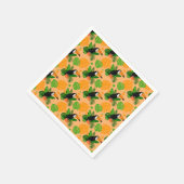 Tropischer Toucan Bird Nahtloses Muster Serviette (Ecke)