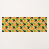 Tropischer Toucan Bird Nahtloses Muster Yogamatte (Rückseite (Horizontal))