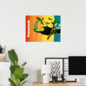Tropischer Toucan Bird Poster (Heimbüro)