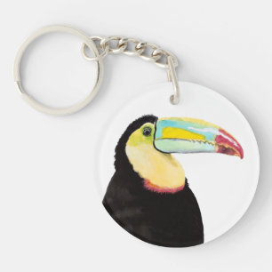 Tropischer Toucan Bird Schlüsselanhänger