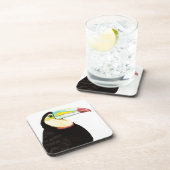 Tropischer Toucan Bird Untersetzer (Rechte Seite)