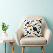 Tropischer Toucans Muster Kissen (Stuhl )
