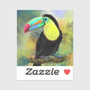 Tropischer Touchsticker Aufkleber