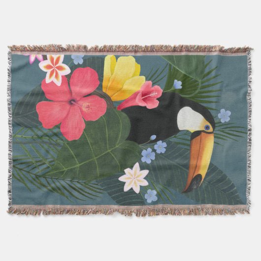 Tropischer Toukan in der Wildnis Decke (Vorderseite)