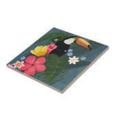 Tropischer Toukan in der Wildnis Fliese (Seite)