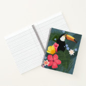 Tropischer Toukan in der Wildnis Notizblock (Innenseite)