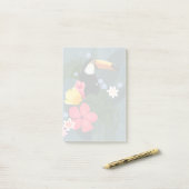 Tropischer Toukan in der Wildnis Post-it Klebezettel (Auf Schreibtisch)