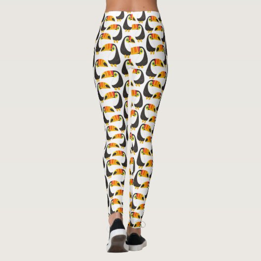 Tropischer Toukan Leggings (Rückseite)