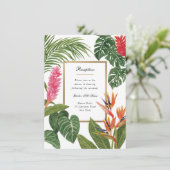 Tropischer Traum Begleitkarte (Stehend Vorderseite)