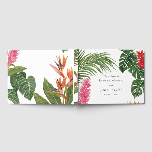 Tropischer Traum Gästebuch (Voll)